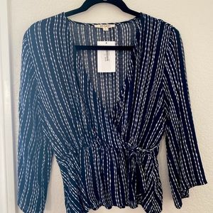 Long Sleeve Patterned Top, NWT